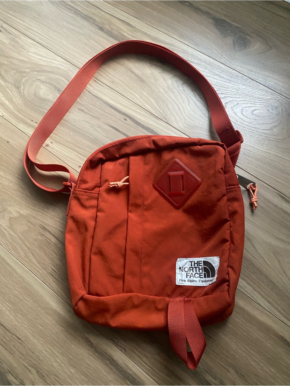 The North Face Orange Small Messenger Crossbody Bag